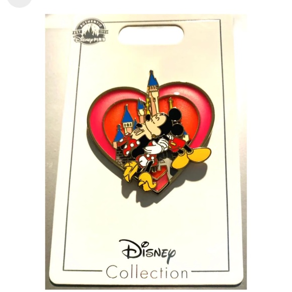 NEW Disney Parks Mickey and Minnie MOTION Kissing Valentines Day Pin - Picture 5 of 6